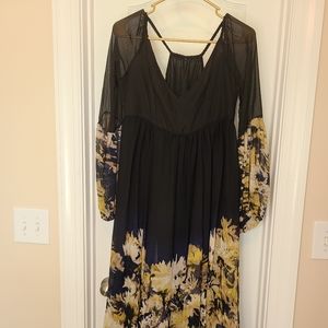 Black Stevie Nick's style dress